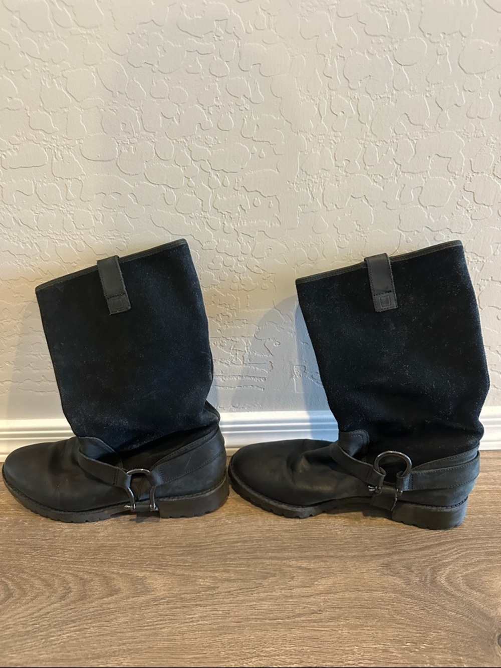 Sperry Black Mid-Calf Harness Women’s Boots size 7.5M